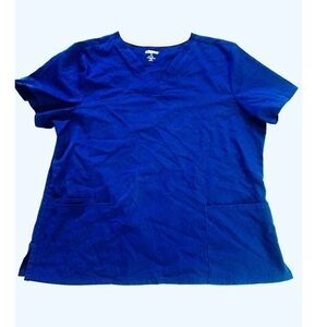 ScrubStar Scrub Top-Indigo-XL